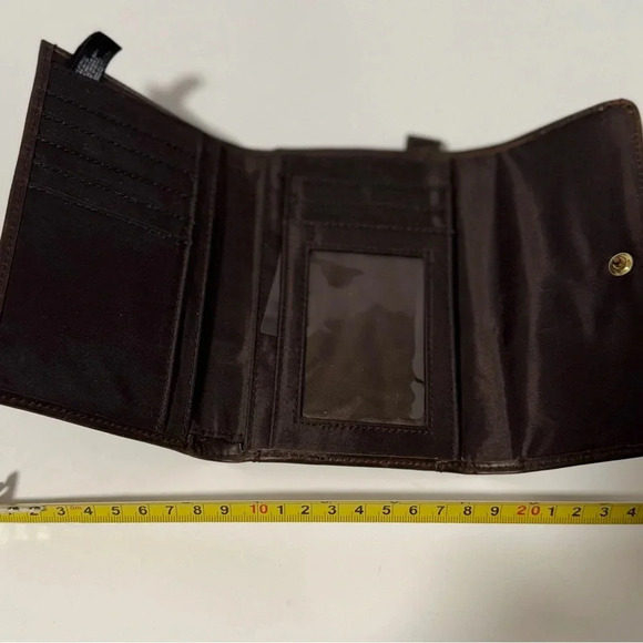 Liz claiborne vintage dark brown wallet - Picture 4 of 7